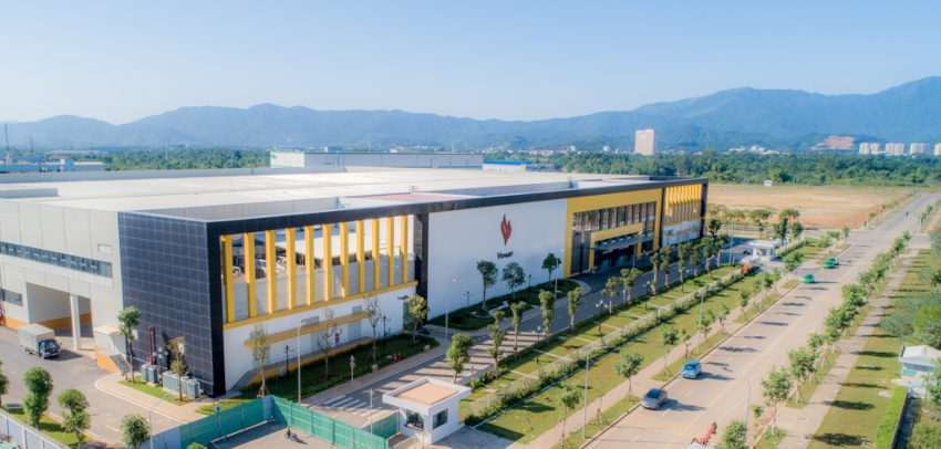 Vinsmart (VIngroup) factory in Vietnam