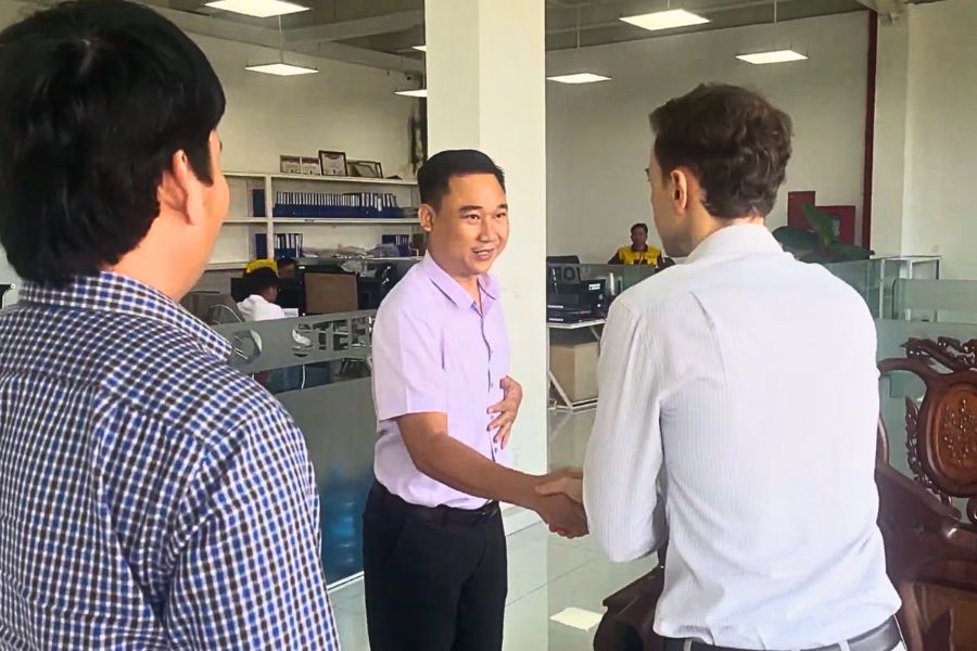 our CEO met a Distributor in Vietnam to Test the Market Before Investing